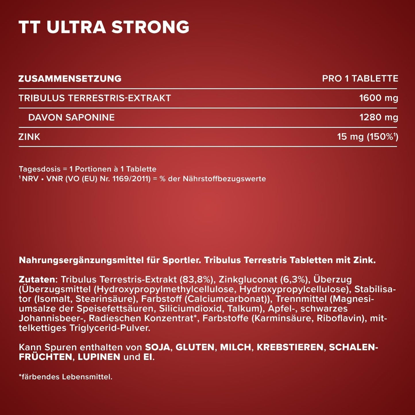 IronMaxx TT Strong 1600 tabletki (90 lub 180 sztuk)