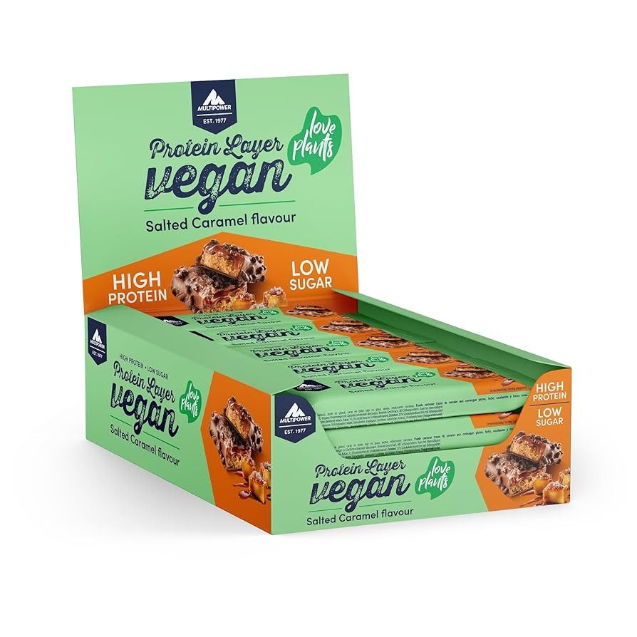 Multipower Protein Layer Vegánska tyčinka, balenie 15 ks