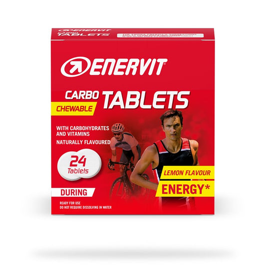 Enervit Carbo Tablets tabletki do żucia, pudełko 24 szt.