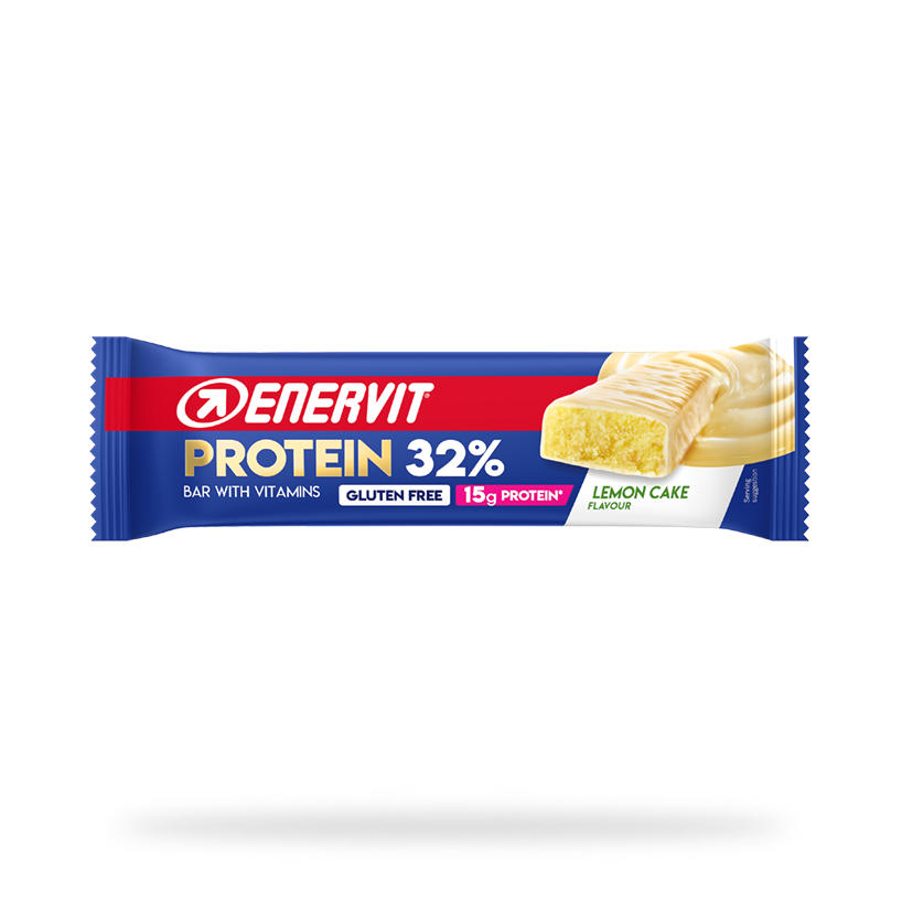 Enervit Protein 32% Baton Cytrynowe Ciasto 48g, 12 sztuk