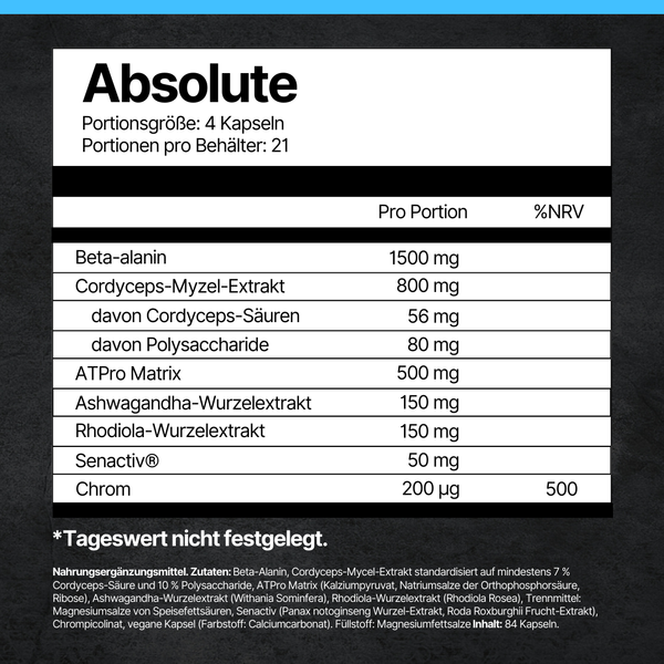 4Endurance Absolute VO2 max Booster 84 kapsułki
