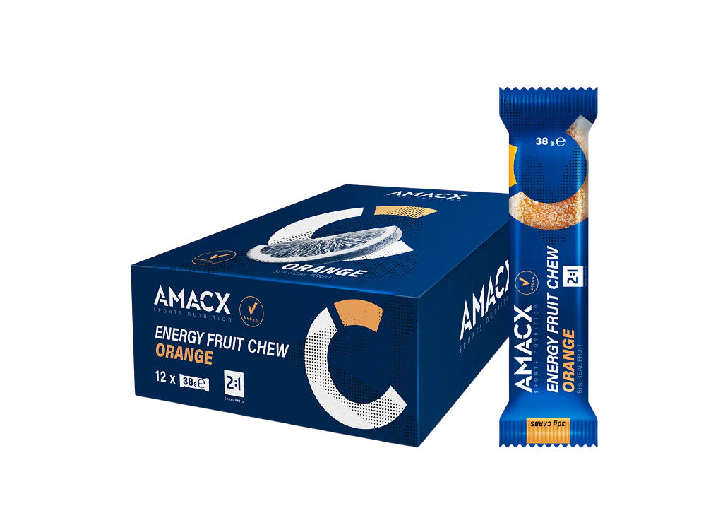 AMACX Energy Fruit Chew Gummiriegel pudełko 12 szt.