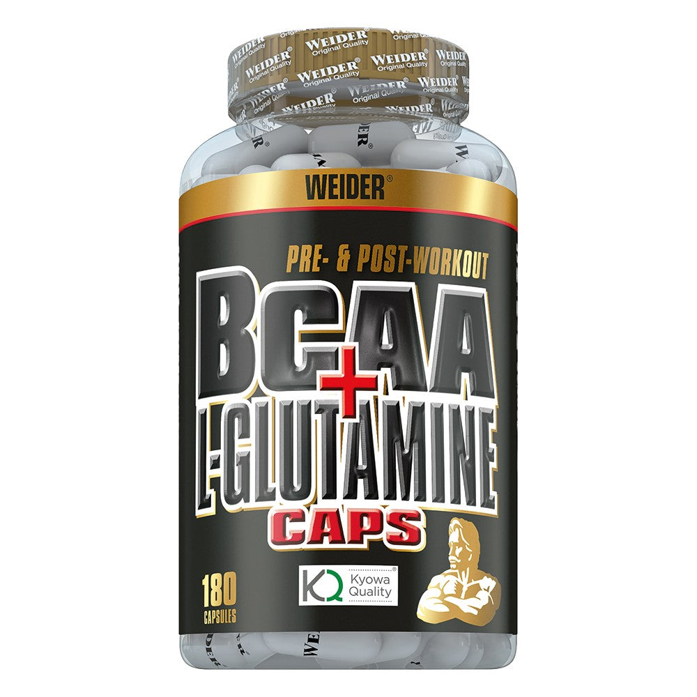 Weider BCAA + L-Glutamine Caps, dóza so 180 kapsulami