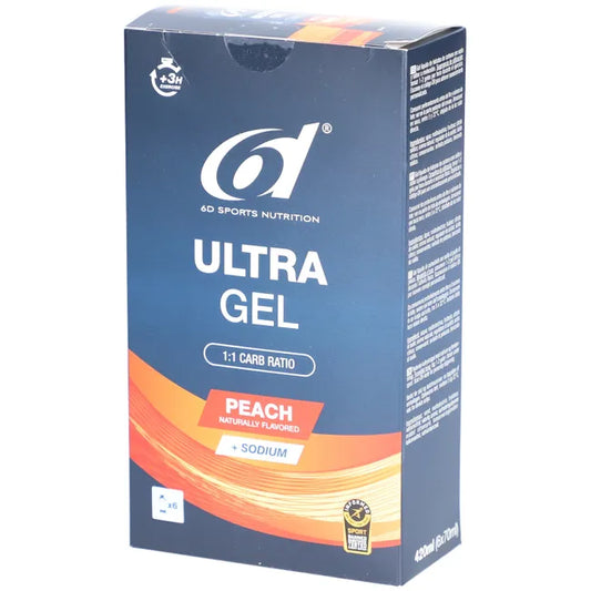 6d Sports Nutrition Ultra Gel, pudełko 6 sztuk