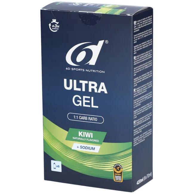 6d Sports Nutrition Ultra Gel, pudełko 6 sztuk