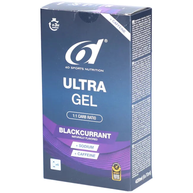 6d Sports Nutrition Ultra Gel, pudełko 6 sztuk
