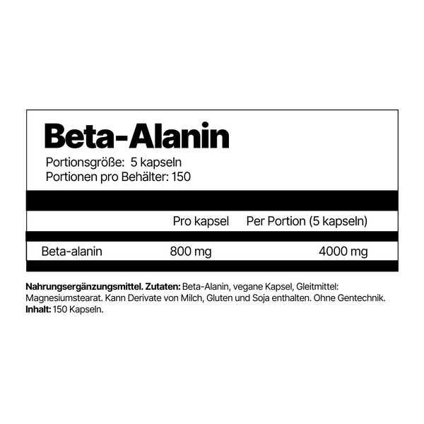 Nduranz Beta Alanina 150 kapsułek