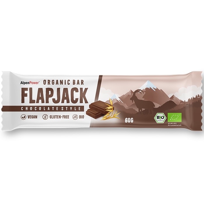 AlpenPower Organic Flapjack Baton 60 g Zestaw 5 sztuk