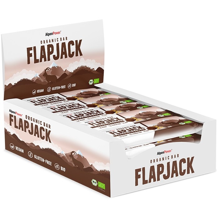 AlpenPower Organiczny baton Flapjack, 60 g, pudełko 15 sztuk