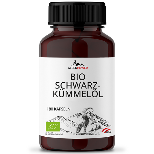 AlpenPower BIO Olej czarnuszki 180 kapsułek