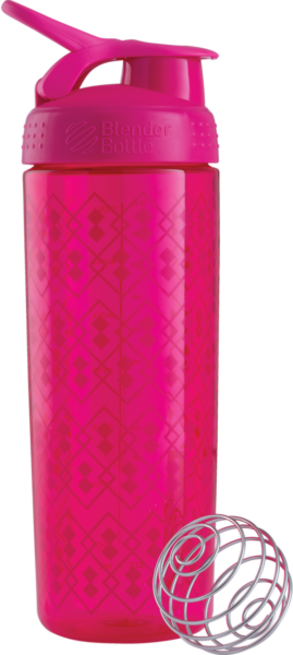 BlenderBottle Sleek Signature Shaker (820 ml) - Pink Lace