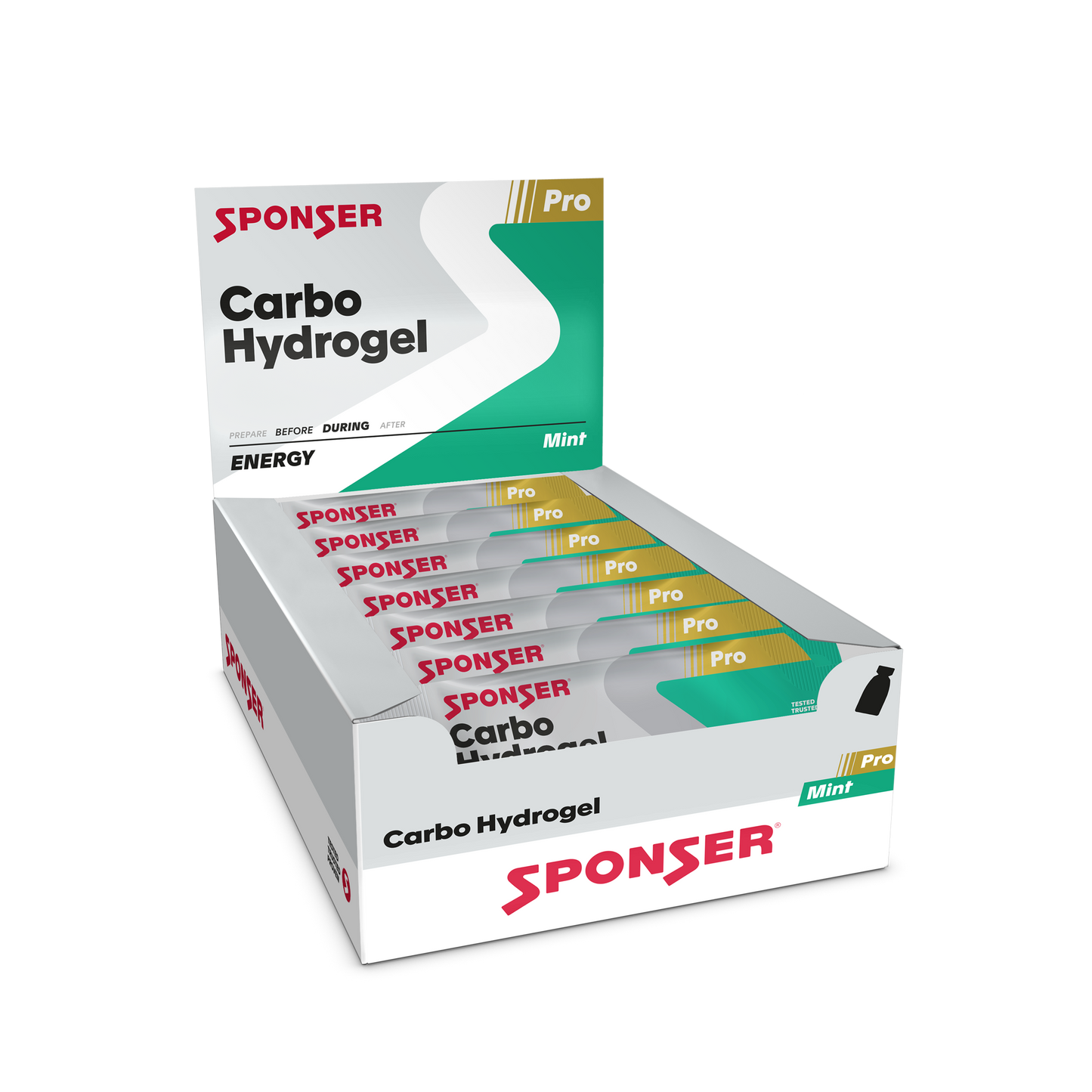Sponser Carbo Hydrożel, pudełko 20 sztuk