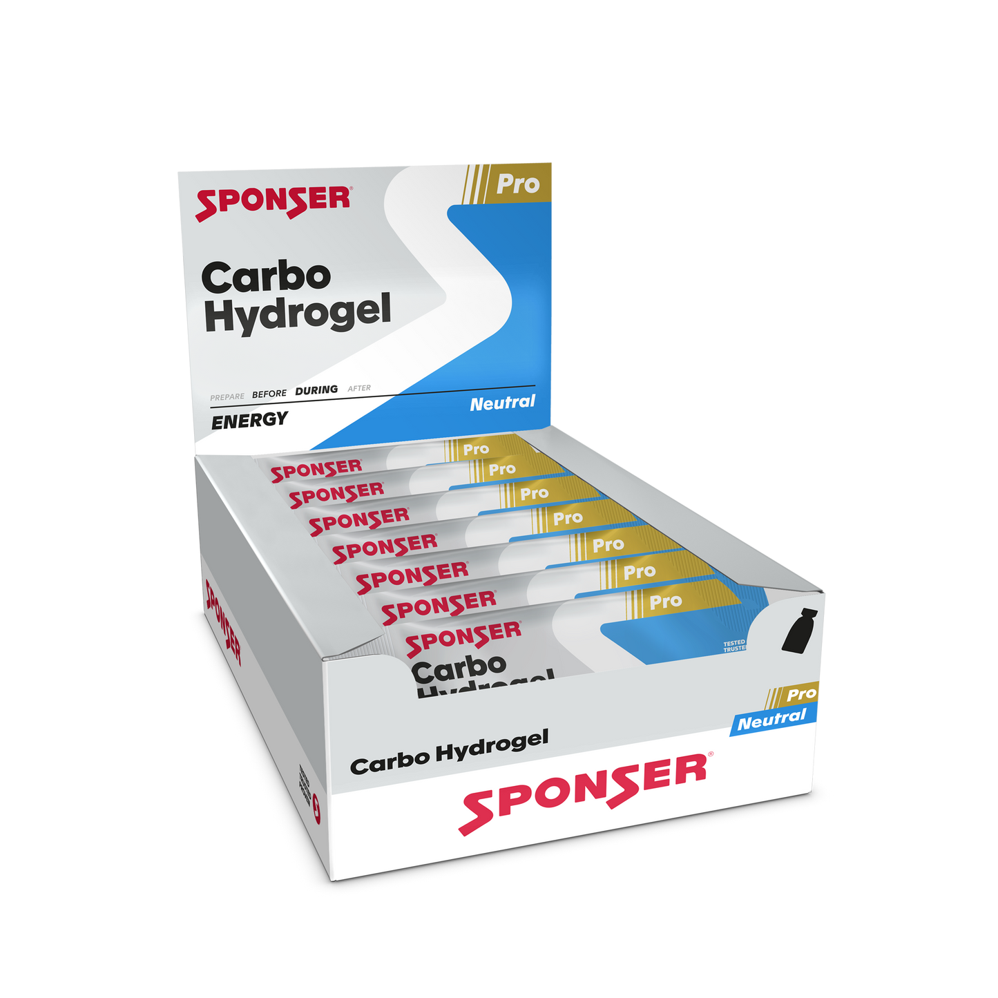 Sponser Carbo Hydrożel, pudełko 20 sztuk