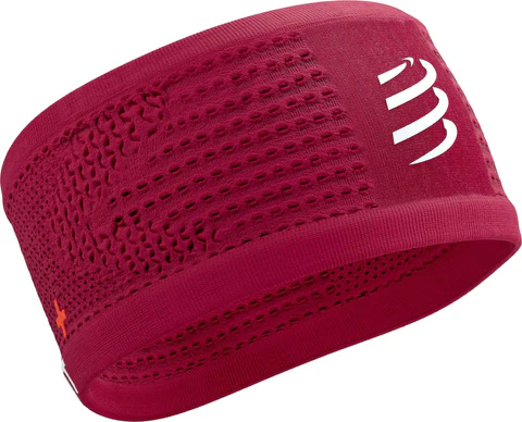 Compressport HEADBAND ON/OFF ciemnoczerwony