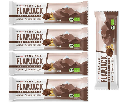 AlpenPower Organic Flapjack Baton 60 g Zestaw 5 sztuk