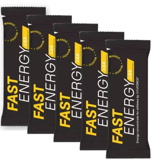 Winforce Fast Energy Gel, zestaw 5 sztuk