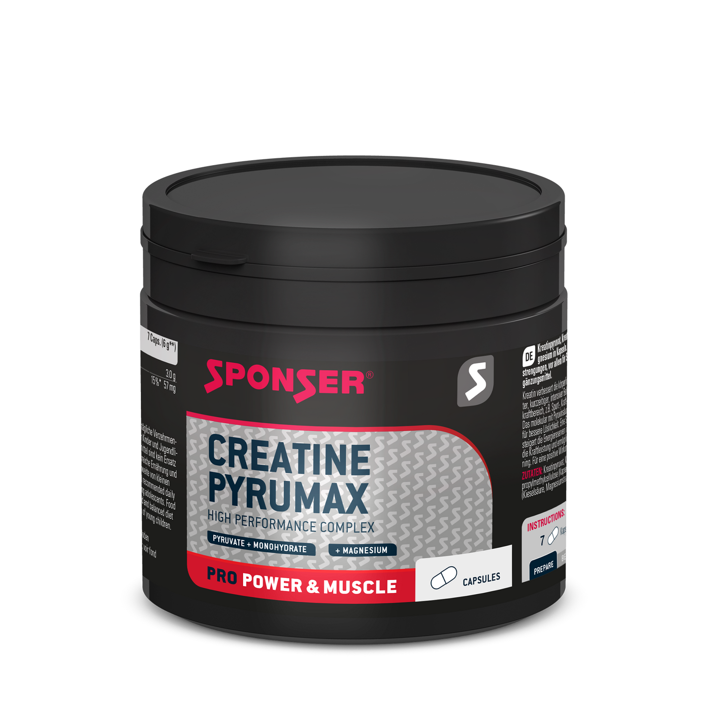 Sponser Creatine Pyrumax 280 kapsułek