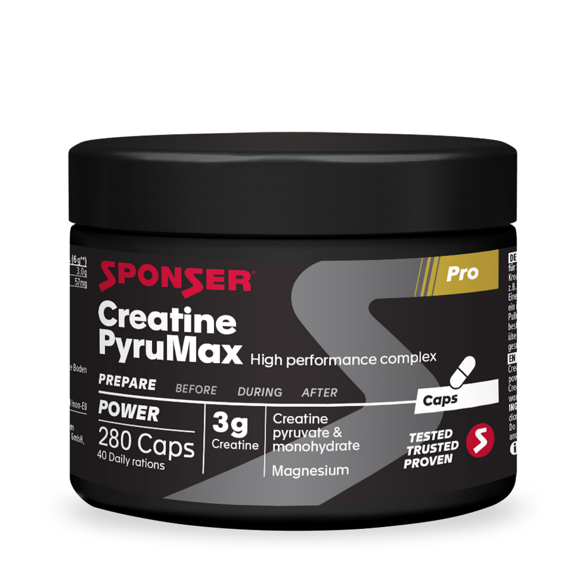 Sponser Creatine Pyrumax 280 kapsułek