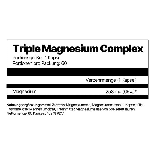 4Endurance Triple Magnesium Complex, 60 kapsułek