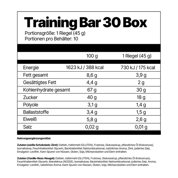 Nduranz Training Bar Batoniki, pudełko 10 szt.