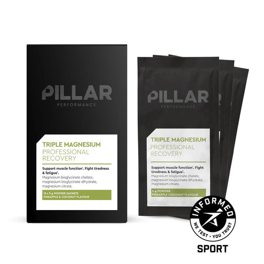 Pillar Performance - Potrójny Magnez Zestaw Podróżny 15x5g