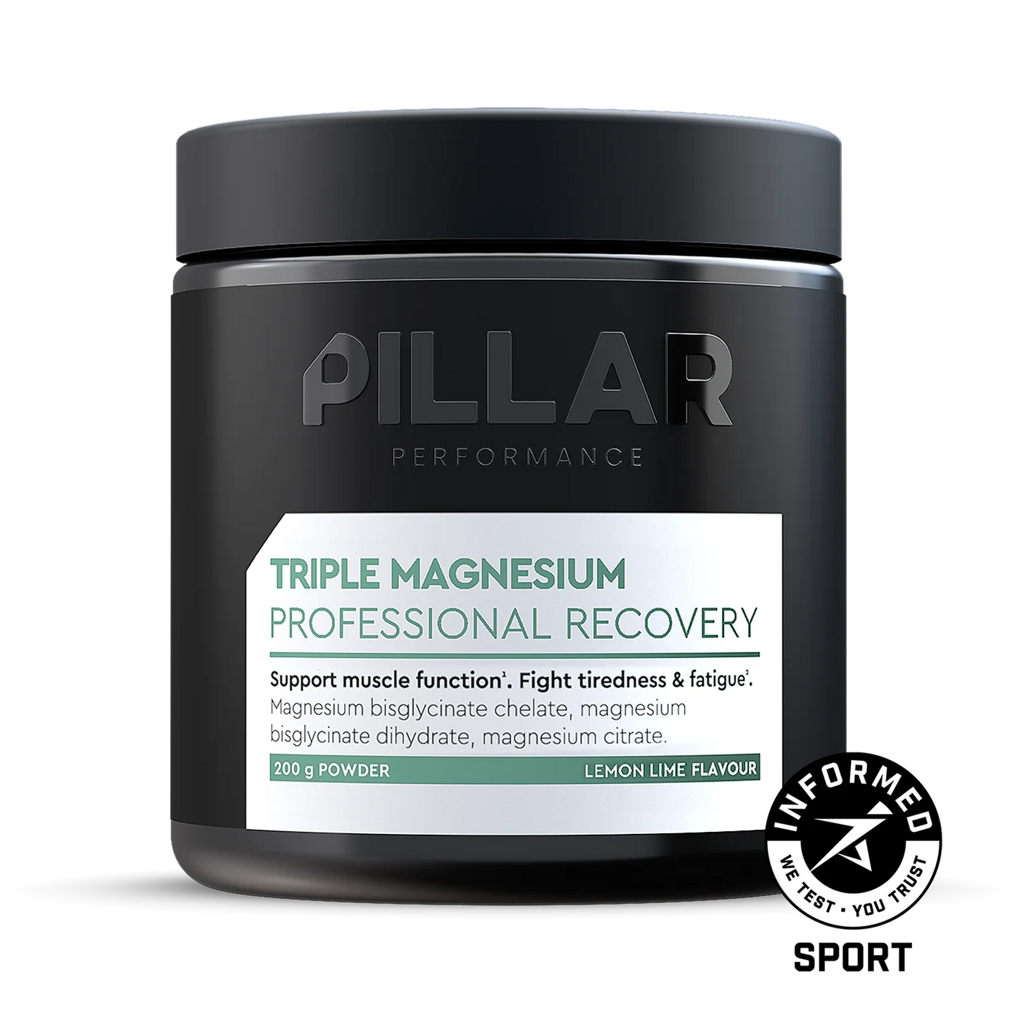 Pillar Performance - Potrójny Magnez 200 g, słoik (szkło)