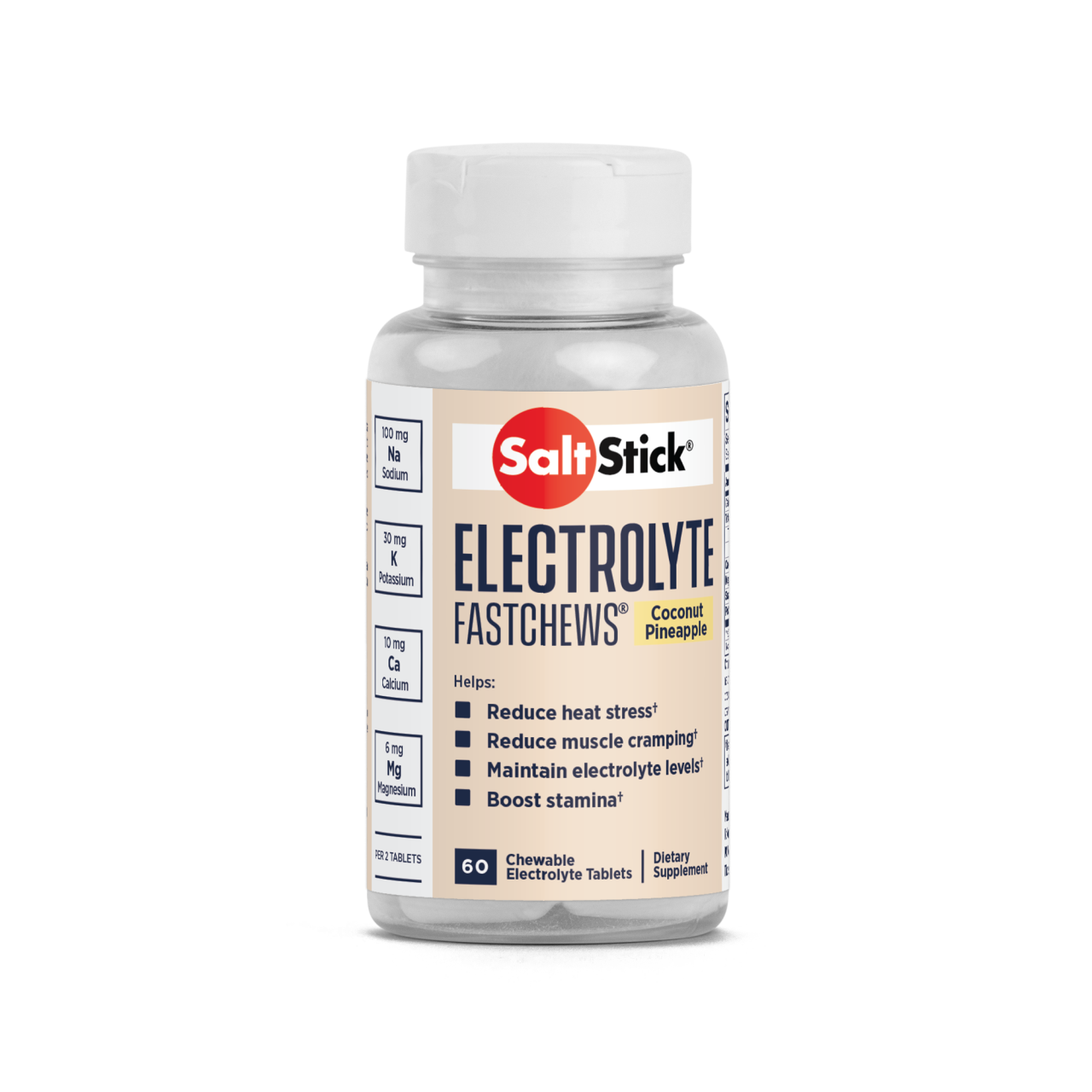 Salt Stick Fastchews Tabletki do żucia z elektrolitami, puszka 60 szt.