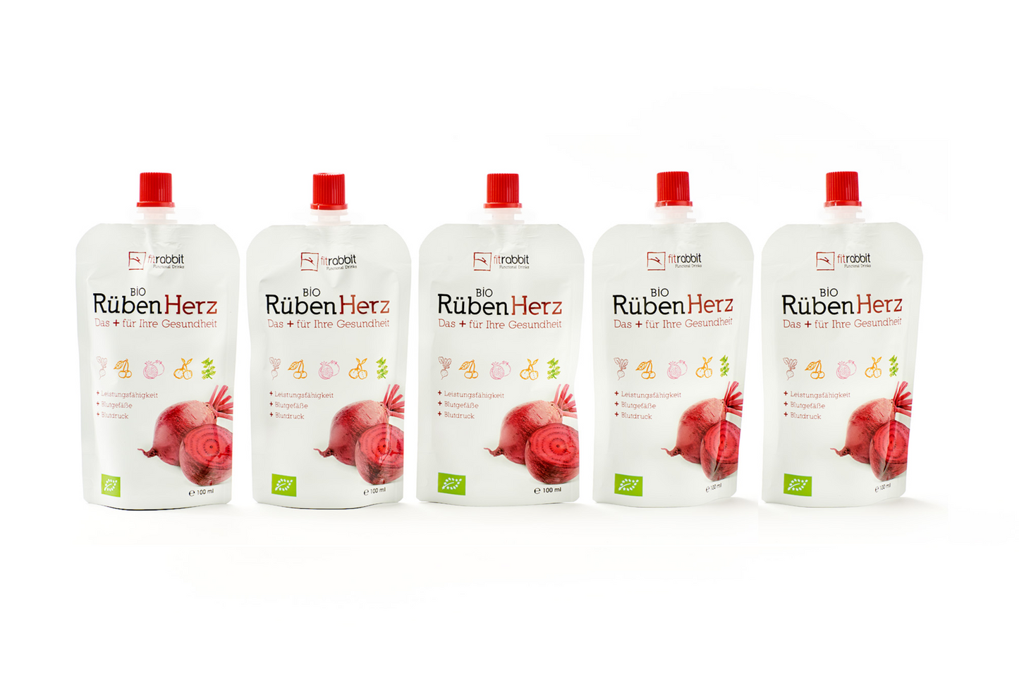 fitrabbit Bio Rüben Herz 100ml saszetka 5 sztuk