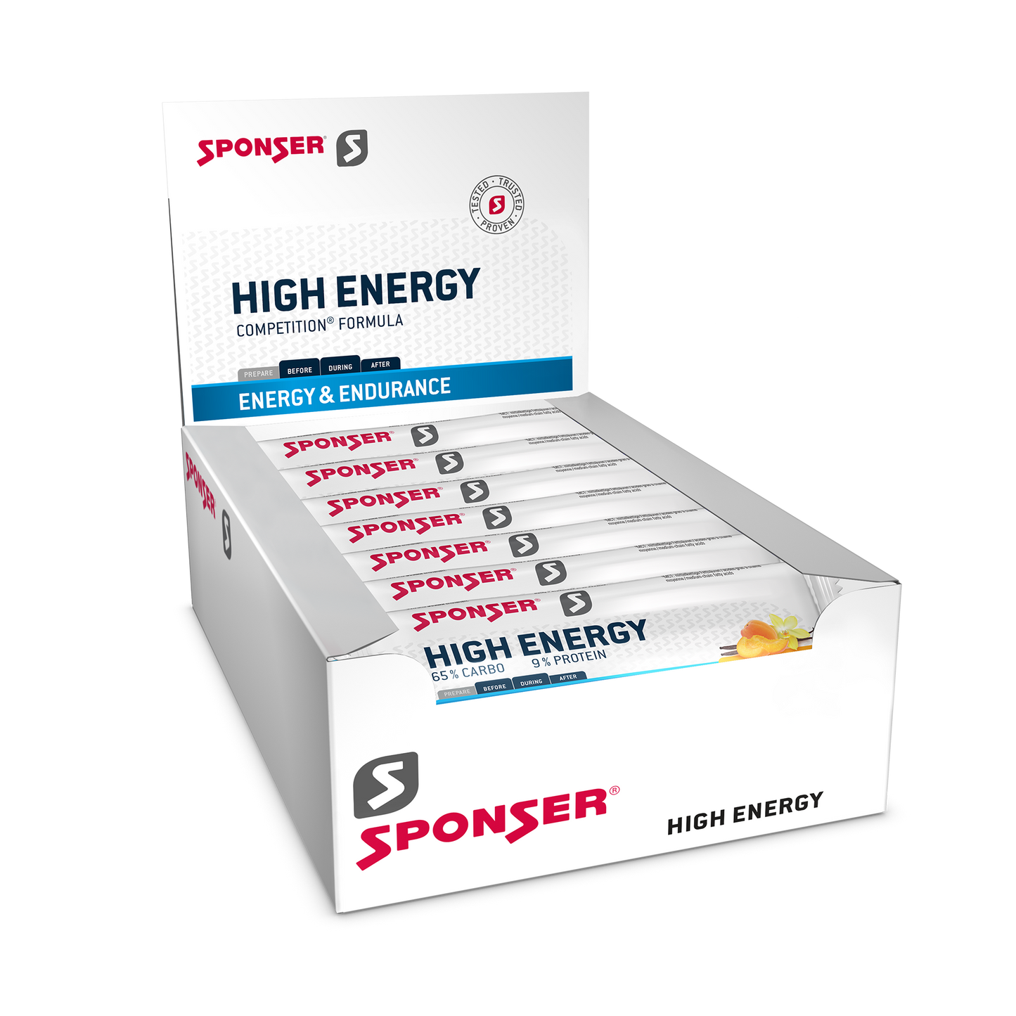 Sponser High Energy Bar Baton 30 sztuk w pudełku