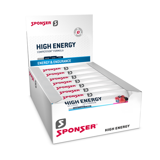 Sponser High Energy Bar Baton 30 sztuk w pudełku