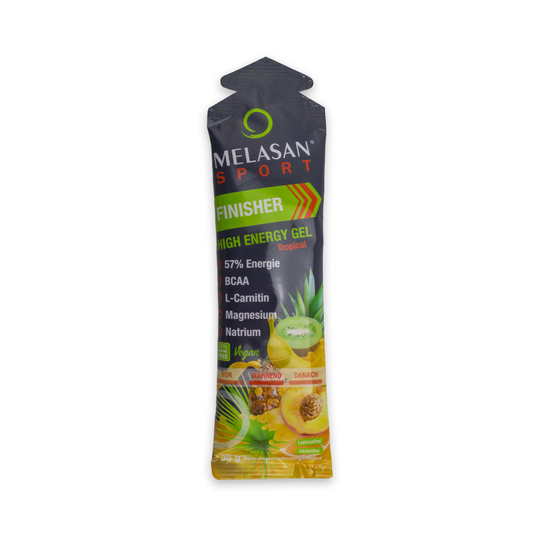 Melasan High Energy Gel Sprint & Finish Portionsbeutel 5er Pack