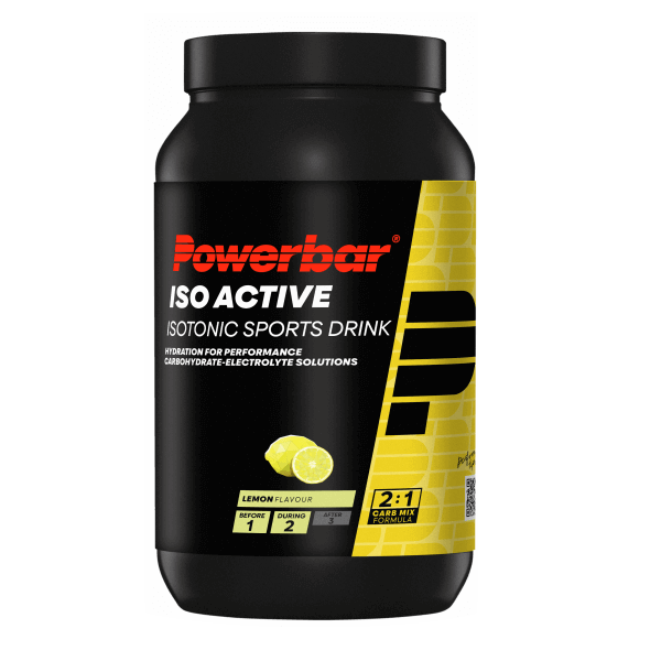 PowerBar Iso Active 1320g puszka + Recovery 1200g puszka w zestawie z butelką rowerową + shaker