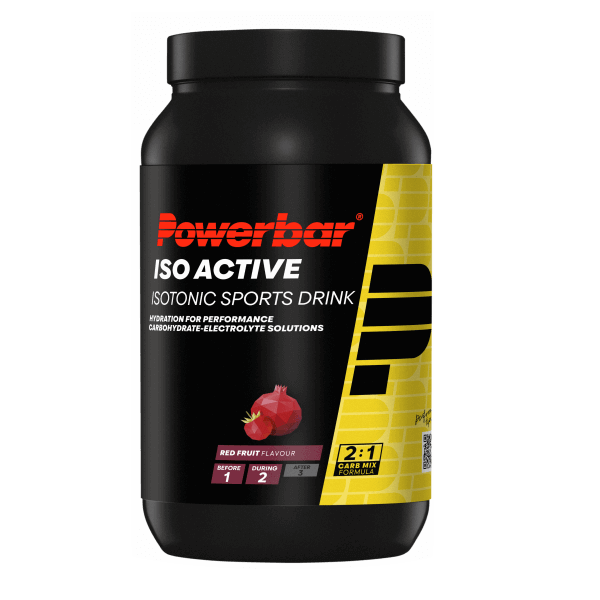 PowerBar Iso Active 1320g puszka + Recovery 1200g puszka w zestawie z butelką rowerową + shaker