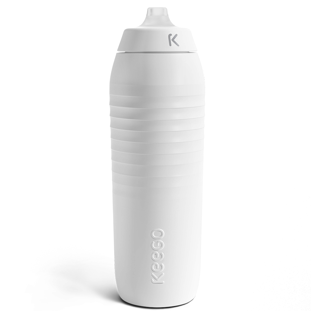 KEEGO Butelka na wodę Tytan 750ml Titanium White