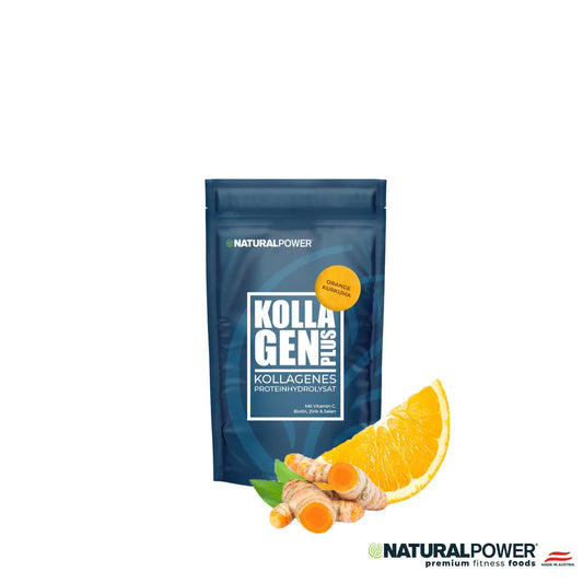 Natural Power Collagen Plus 350g - Pomarańcza Kurkuma