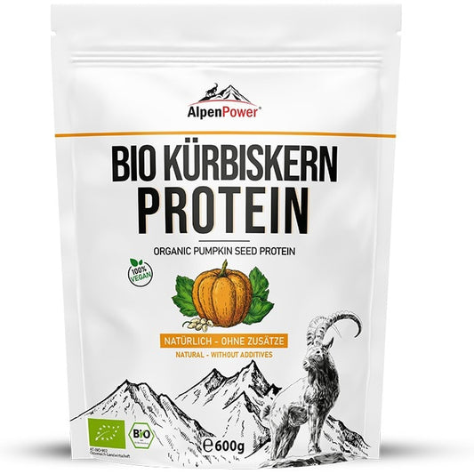 AlpenPower Bio białko z pestek dyni 600 g