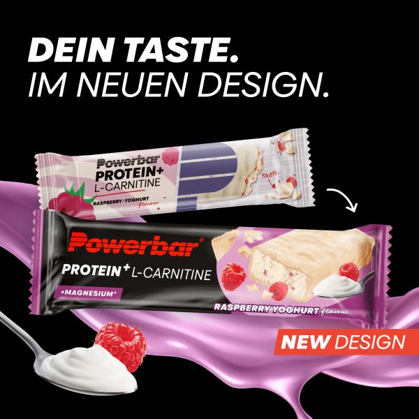 PowerBar Protein Plus L-Carnitina Batoniki Jogurt Malinowy 5 sztuk
