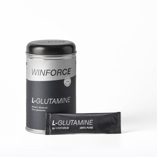 Winforce L-GLUTAMINE Czysta roślinna L-glutamina (20x5g) Puszka