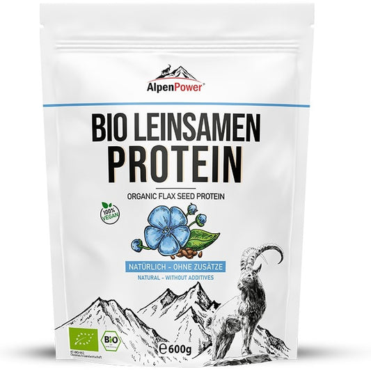AlpenPower Bio Białko Lniane 600 g