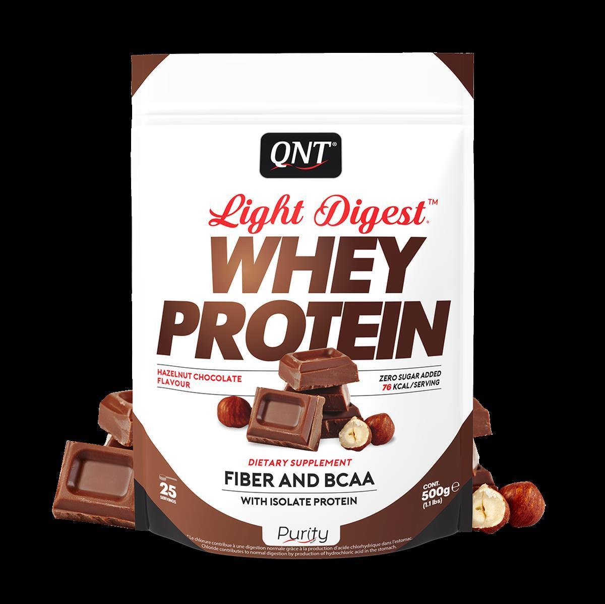 QNT Light Digest Wheyprotein – 500g białka serwatkowego w proszku