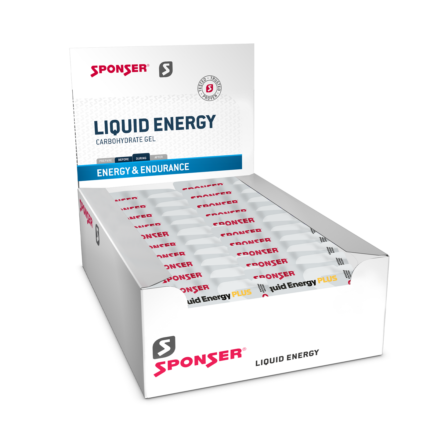 Sponser Liquid Energy Plus żel w saszetkach, opakowanie 40 sztuk