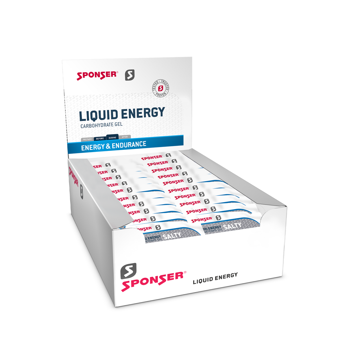 Sponser Liquid Energy Long Salty Gel, opakowanie 40 szt.