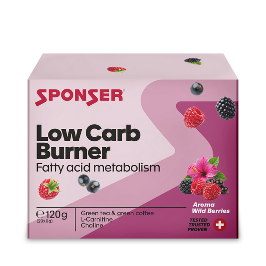 Sponser Low Carb Burner Wildberry, pudełko 20 szt.