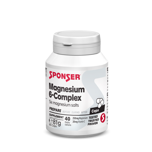 Sponser Magnesium 6-Complex 80 Kapsułek