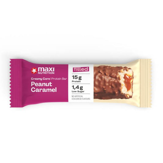 Maxi Nutrition Creamy Core Protein Bar, baton, 5 sztuk, orzechowo-karmelowy, najlepiej spożyć przed 07-2026