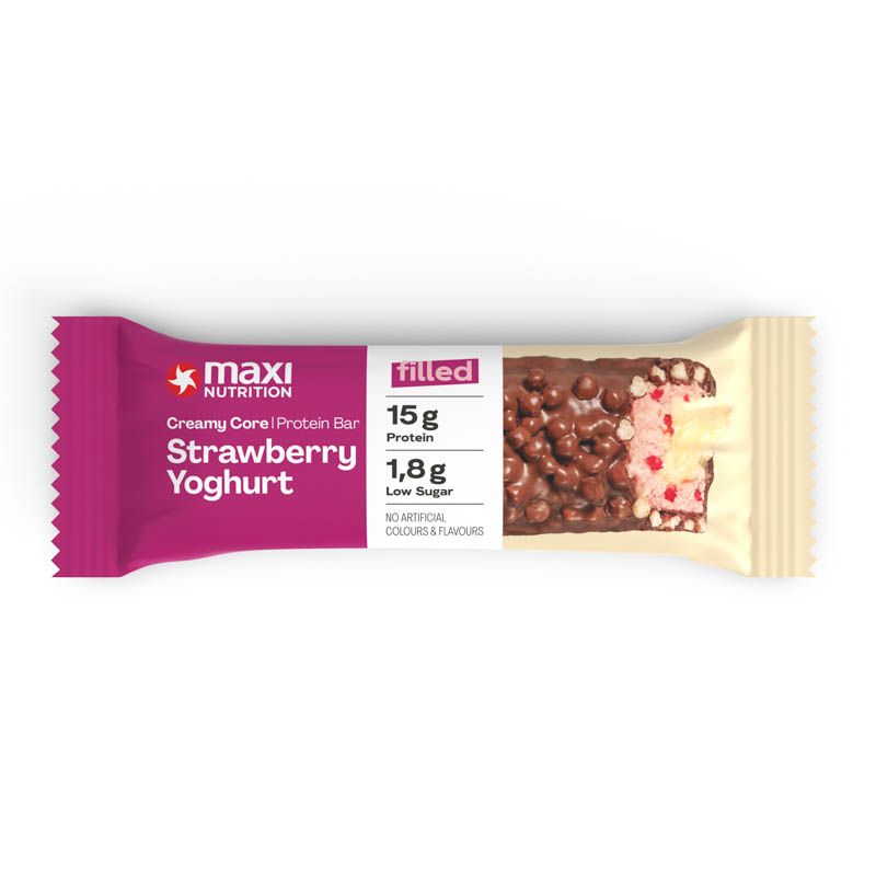 Maxi Nutrition Creamy Core Protein Bar, baton, 5 sztuk, orzechowo-karmelowy, najlepiej spożyć przed 07-2026