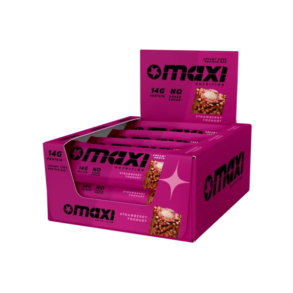 Maxi Nutrition Creamy Core Proteínová tyčinka, balenie 12 kusov