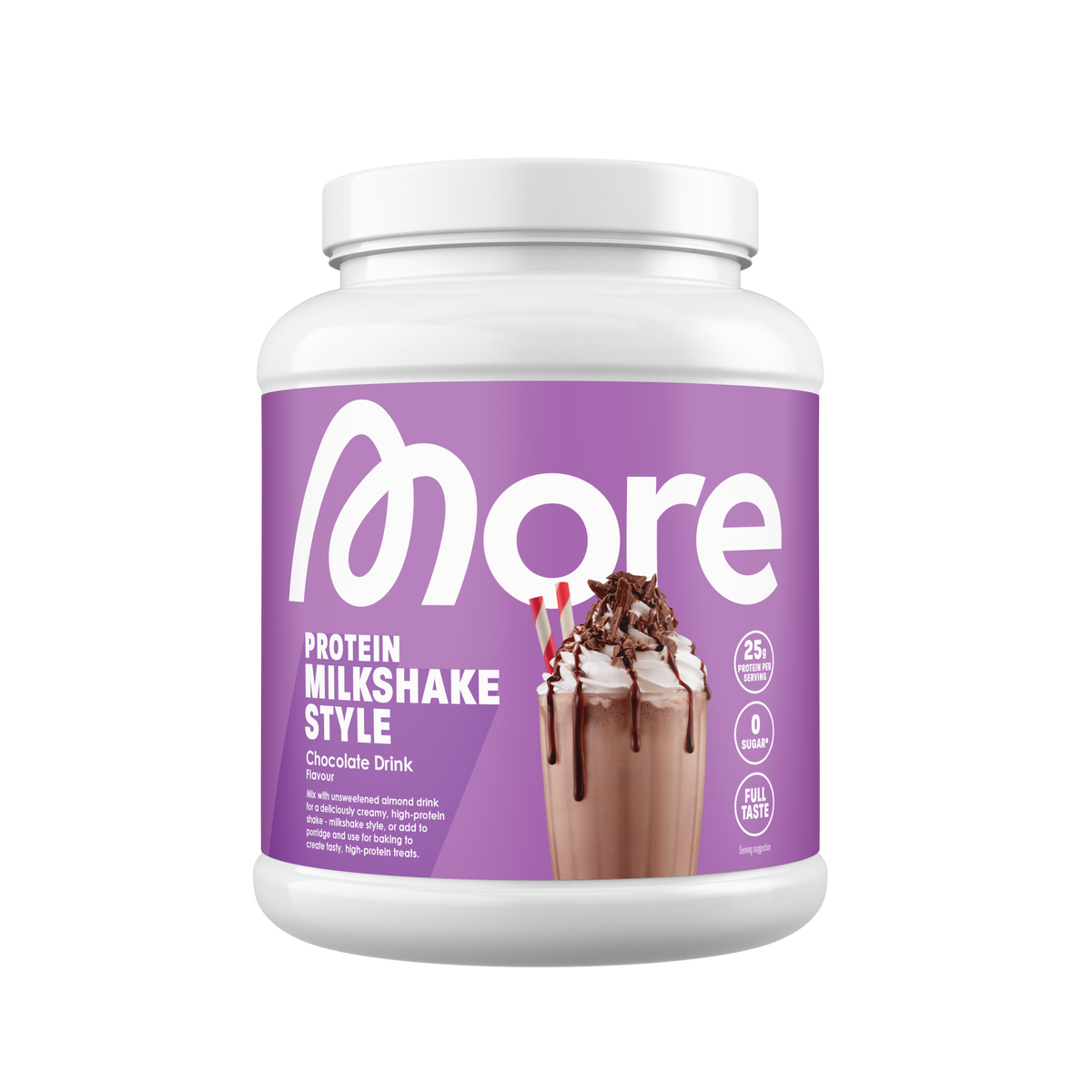 More Nutrition Protein Milkshake Style 360g - Strawberry