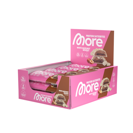 More Nutrition More Protein Satisbites Batoniki, pudełko 12 szt.