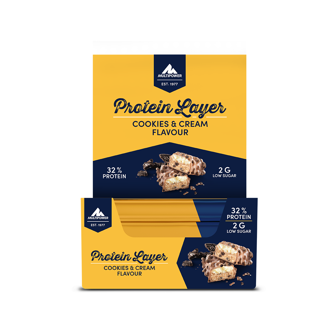 Multipower Protein Layer Batonik 18 sztuk w pudełku